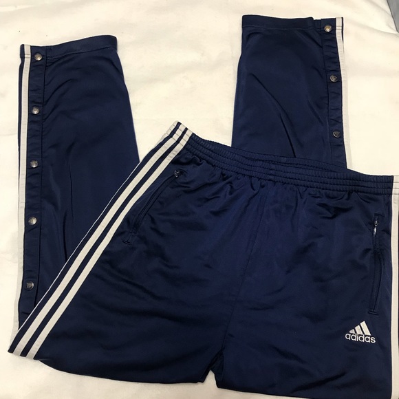 adidas button pants mens